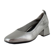 Pewter Metallic Leather