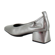 Pewter Metallic Leather