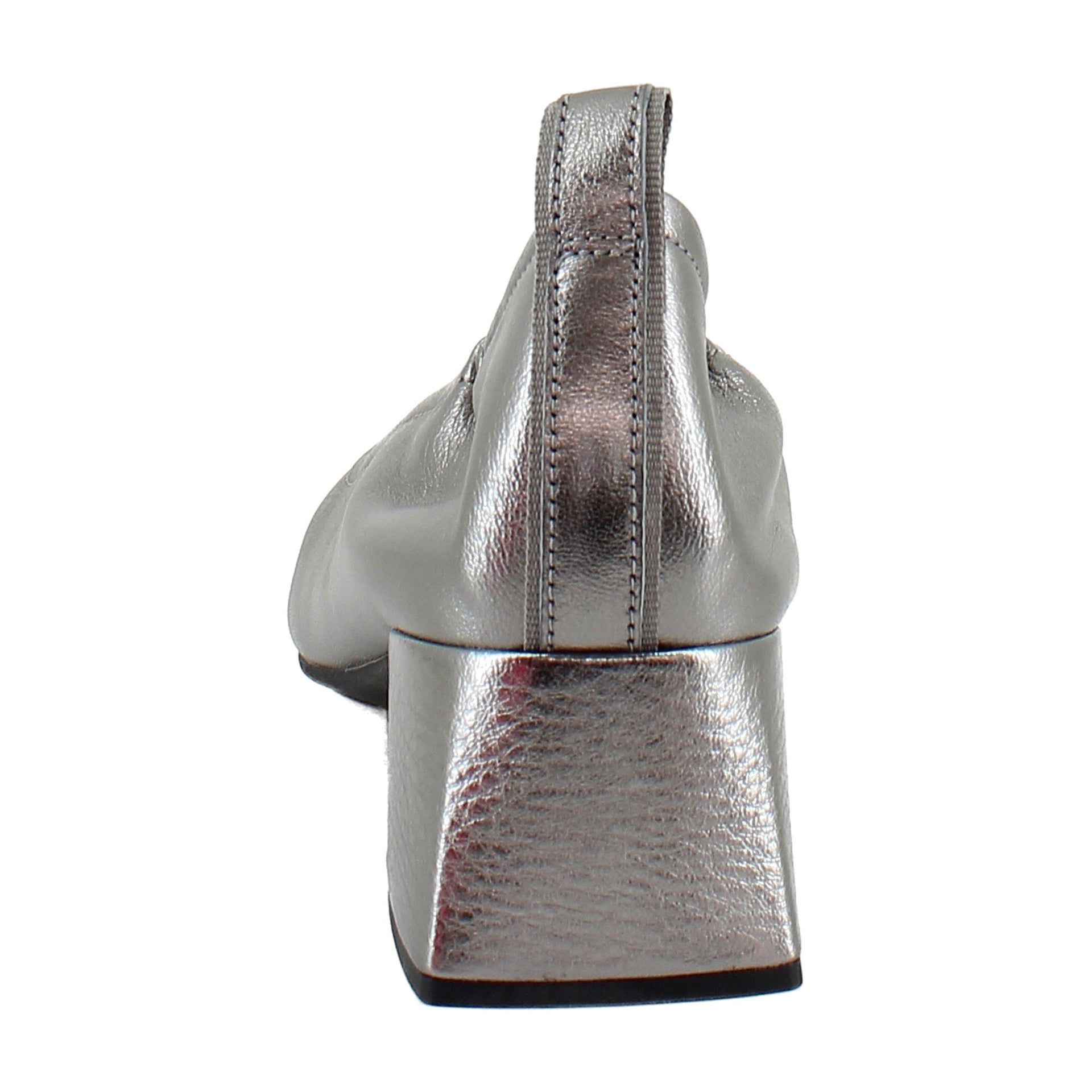 Pewter Metallic Leather