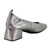 Pewter Metallic Leather