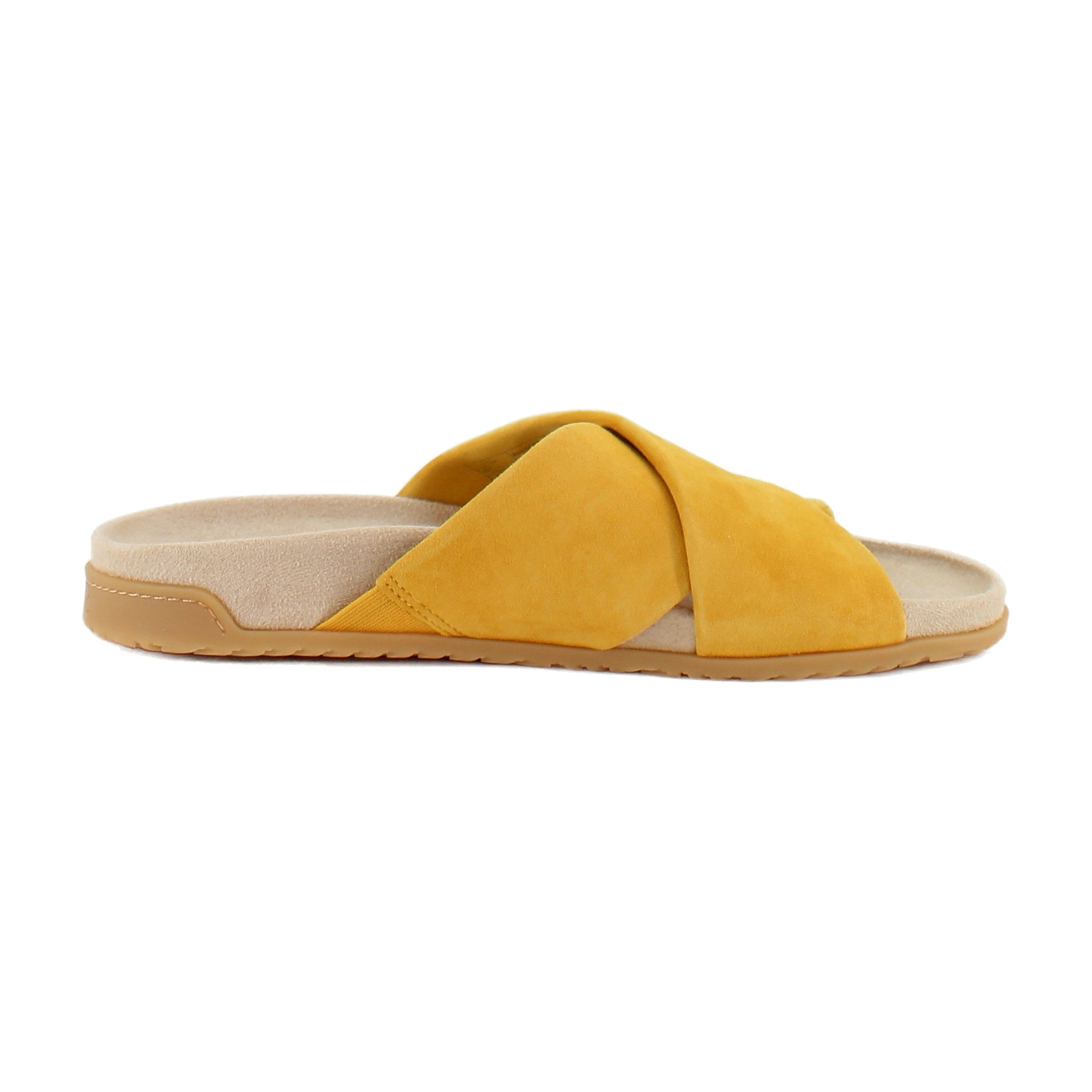 Amber Yellow Suede