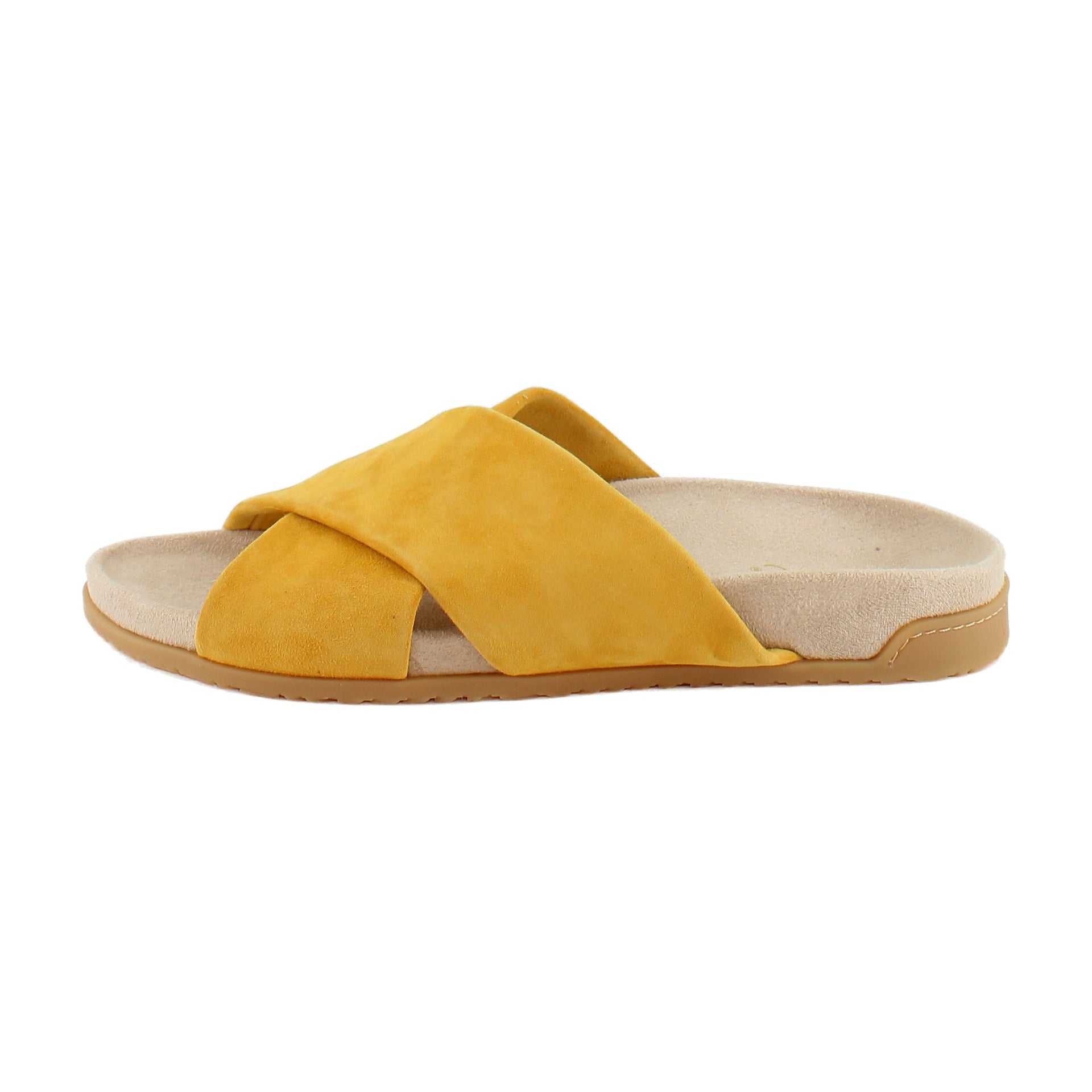 Amber Yellow Suede