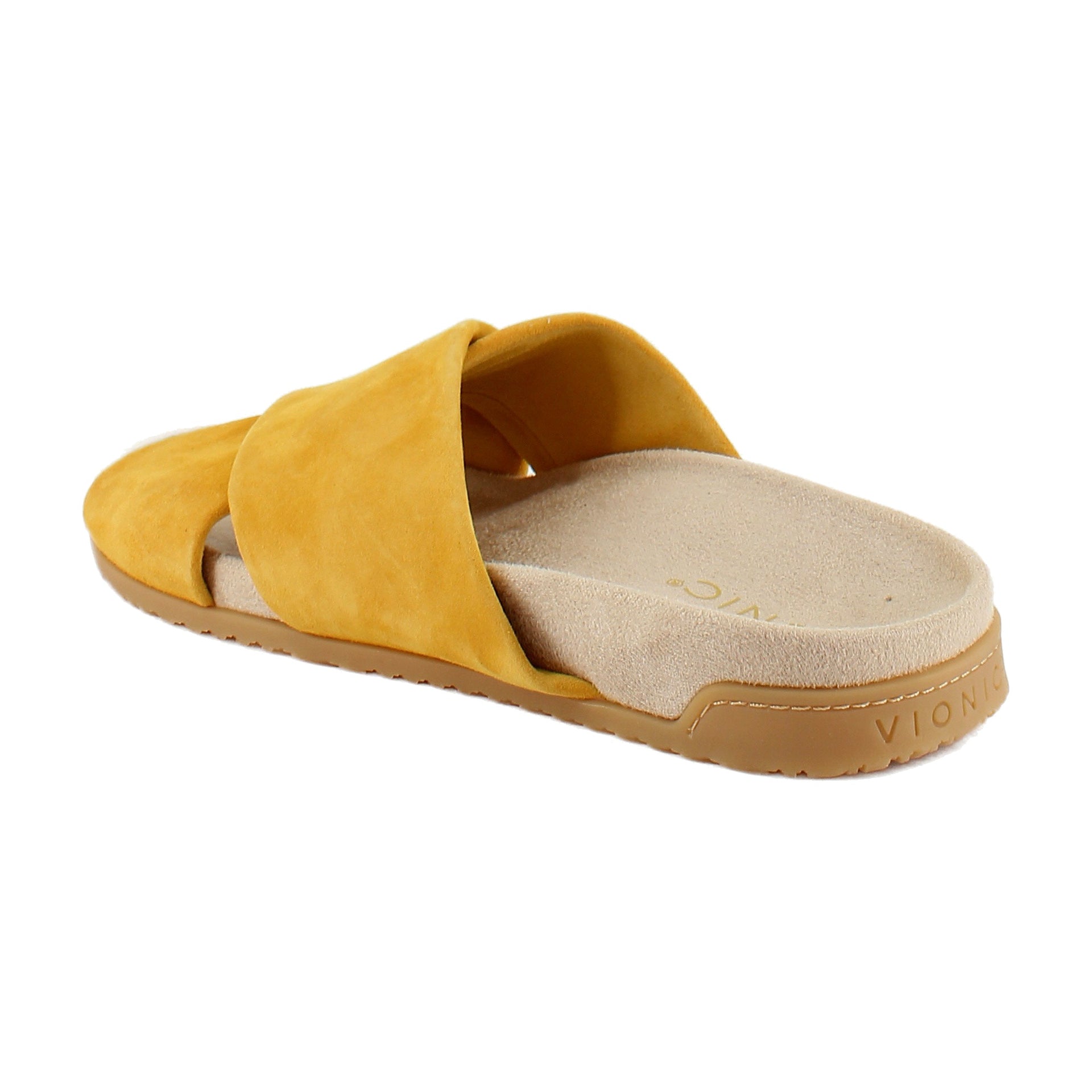 Amber Yellow Suede