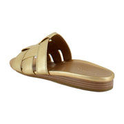 Gold Metallic Leather