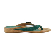 Posy Green Suede