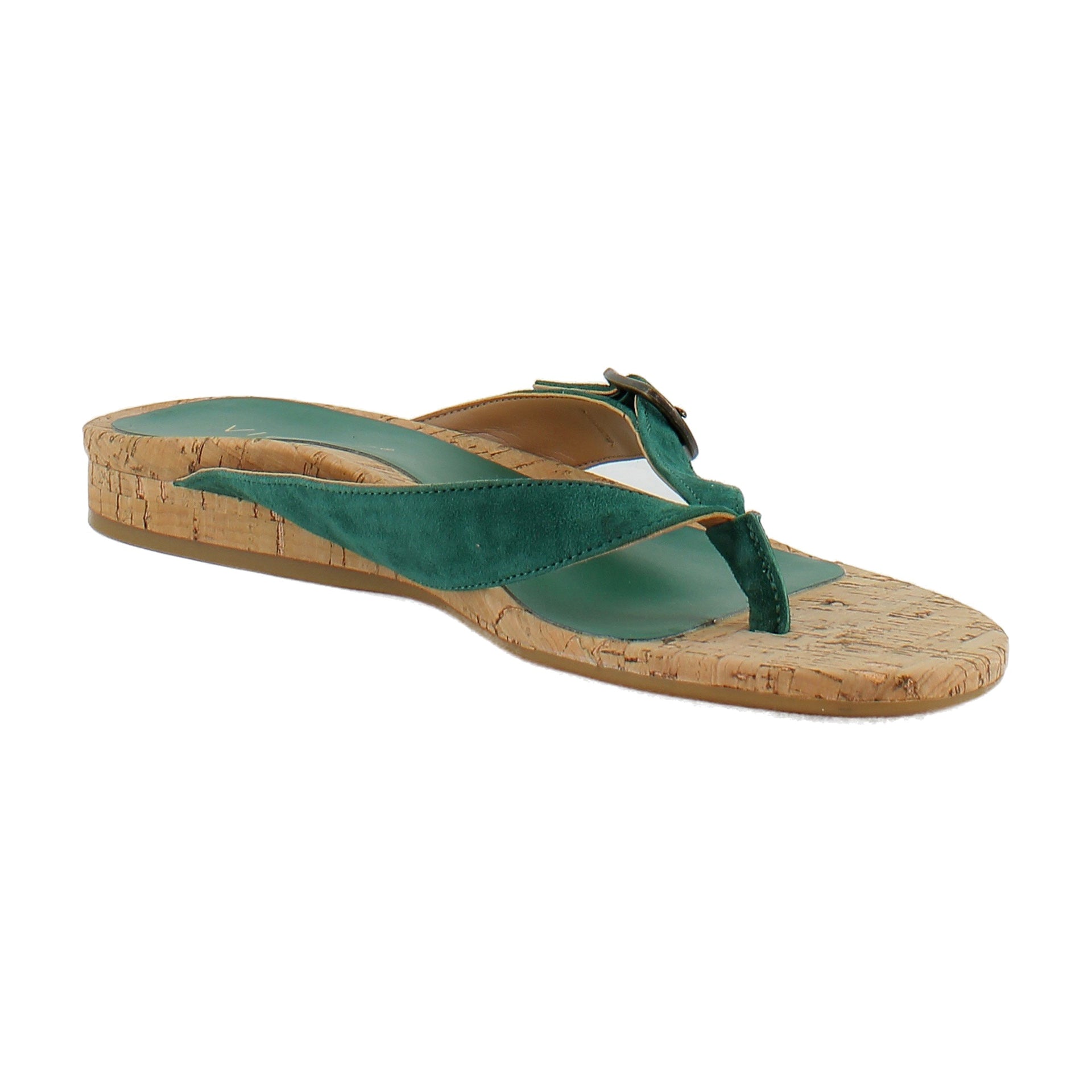 Posy Green Suede