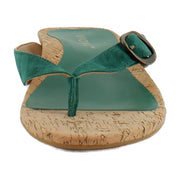 Posy Green Suede