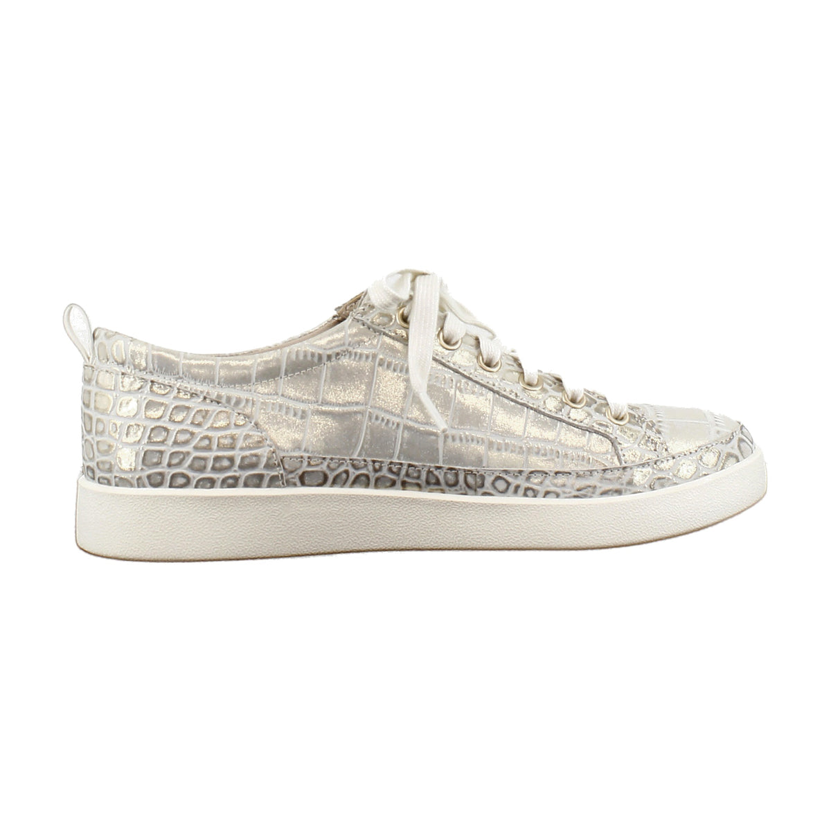 Gold Crocco Suede