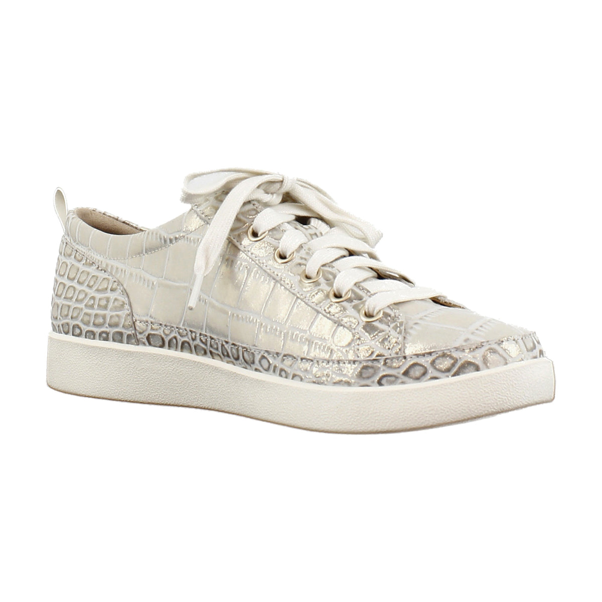 Gold Crocco Suede