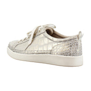 Gold Crocco Suede