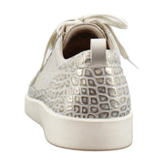 Gold Crocco Suede