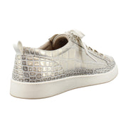 Gold Crocco Suede