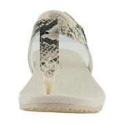 Cream Snake Leather
