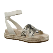 Cream Snake Leather