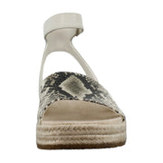 Cream Snake Leather