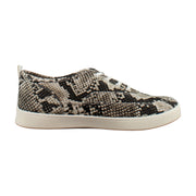 Ivory/Black Snake Canvas