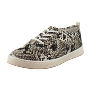Ivory/Black Snake Canvas
