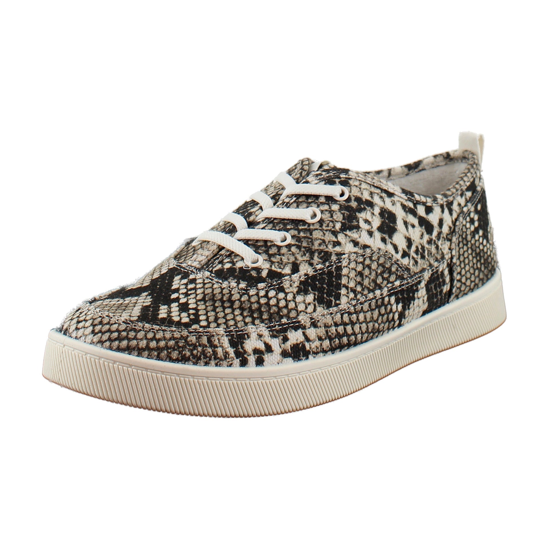 Ivory/Black Snake Canvas