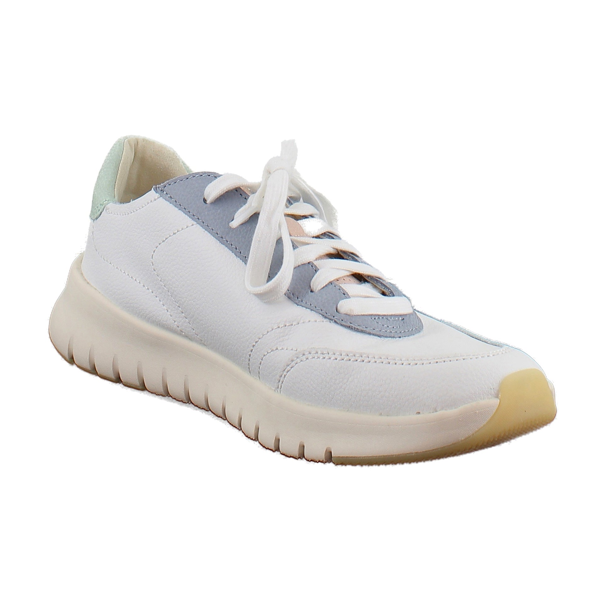 White Multi Tumbled Leather