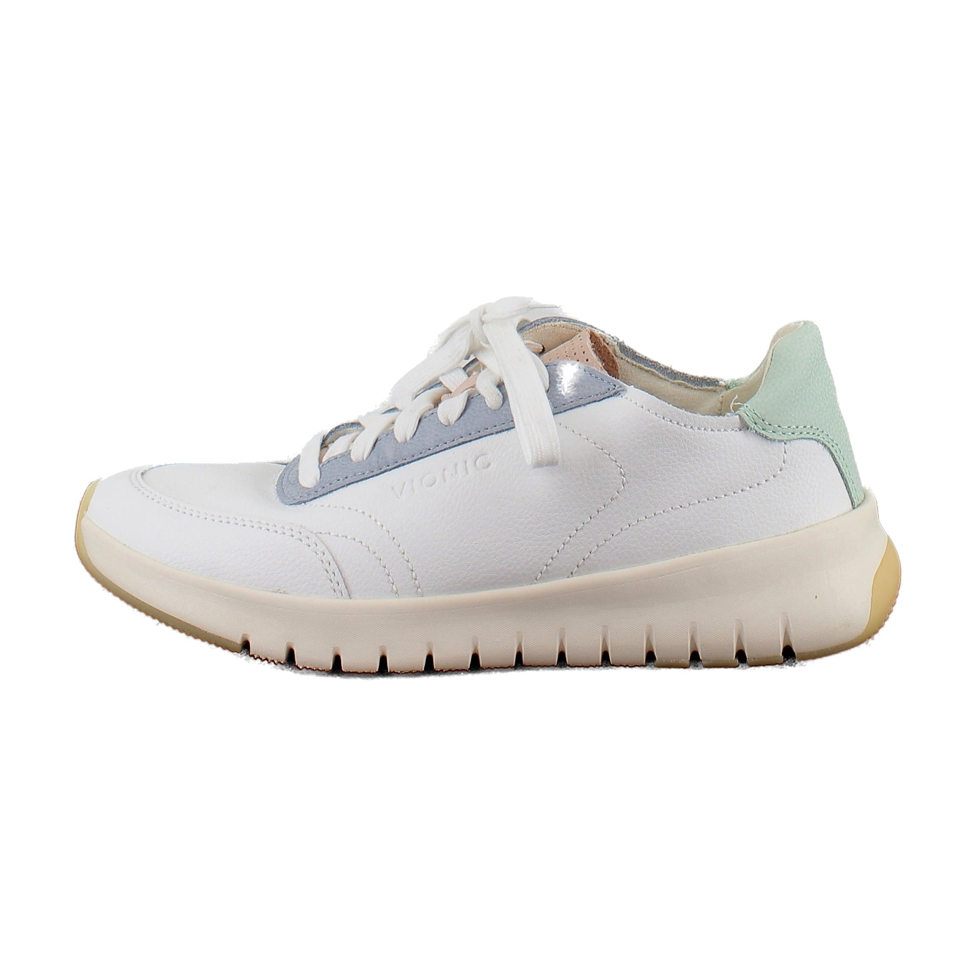 White Multi Tumbled Leather