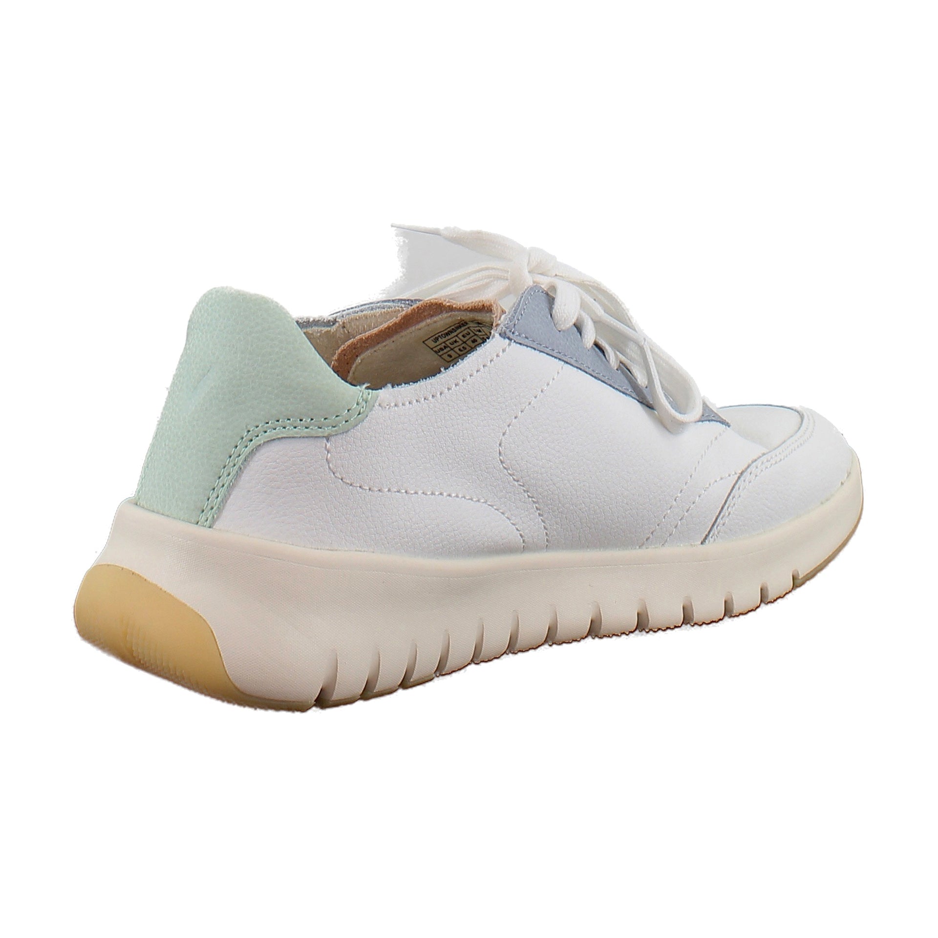 White Multi Tumbled Leather