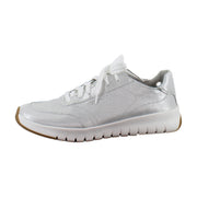 Silver Metallic Leather