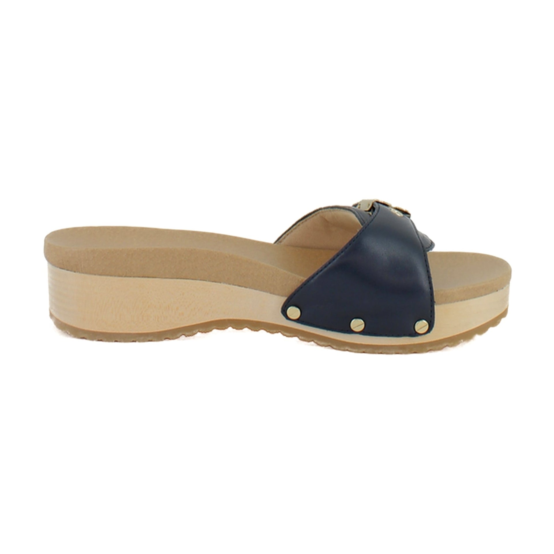 Navy Blue Leather
