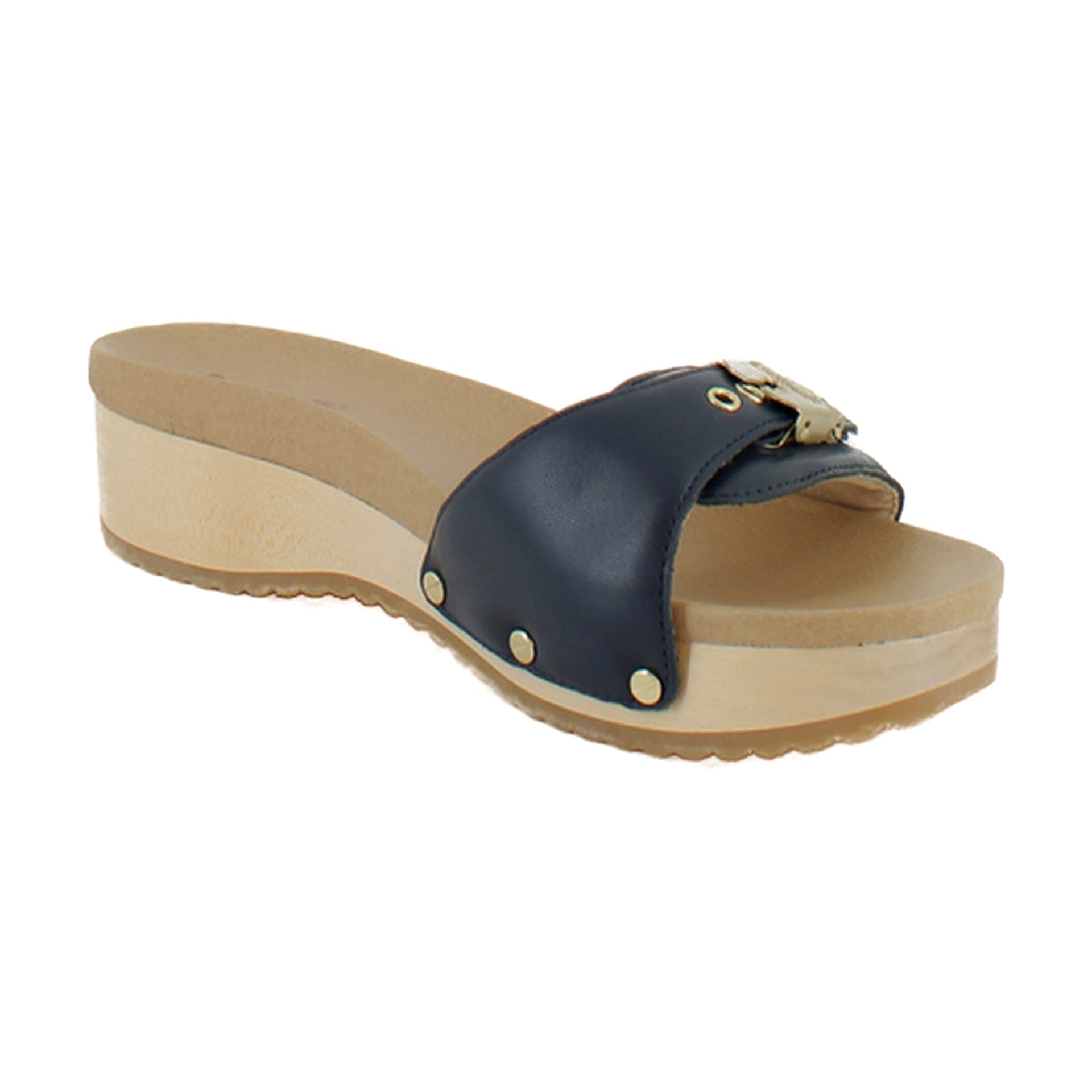 Navy Blue Leather