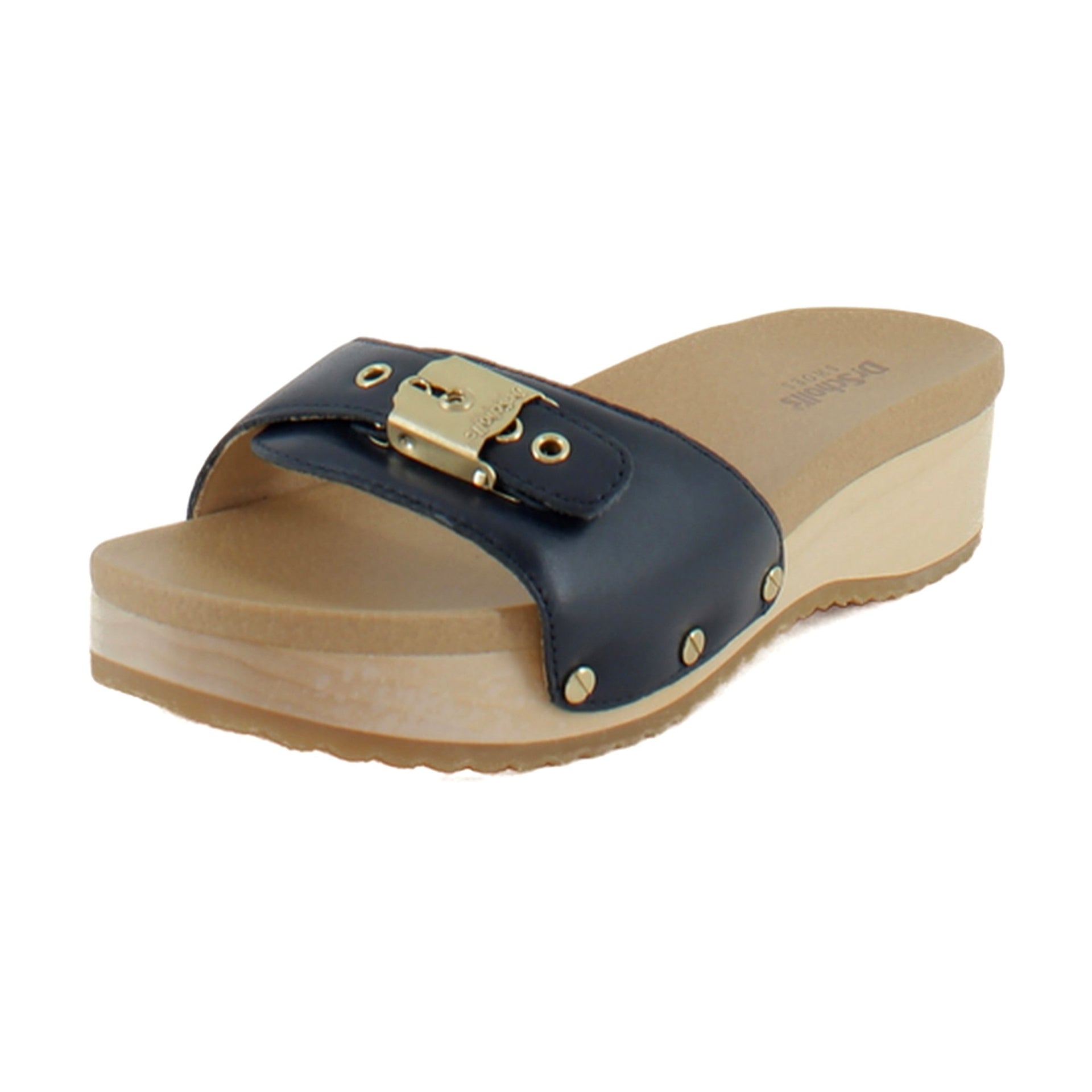 Navy Blue Leather