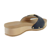 Navy Blue Leather
