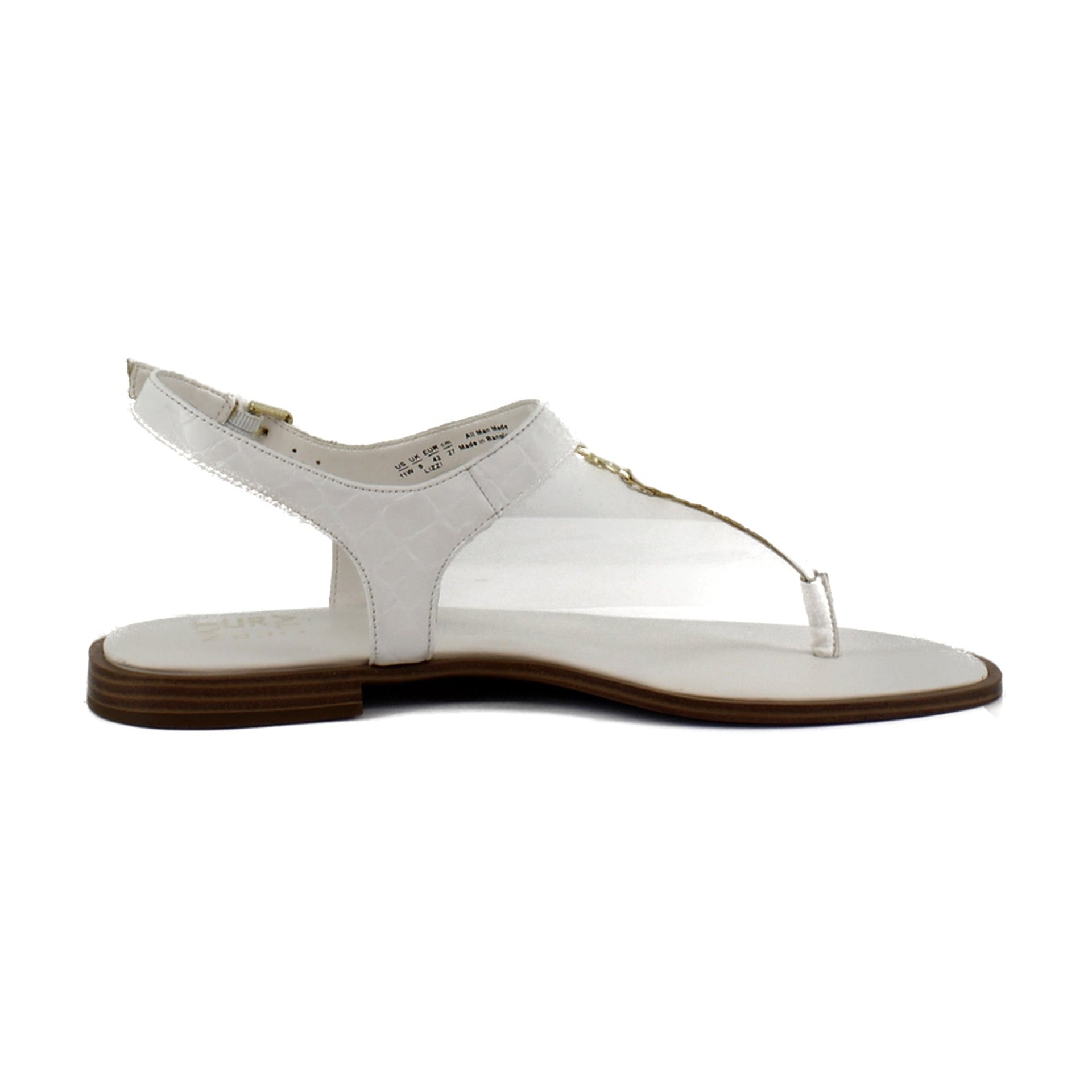Warm White Faux Croco