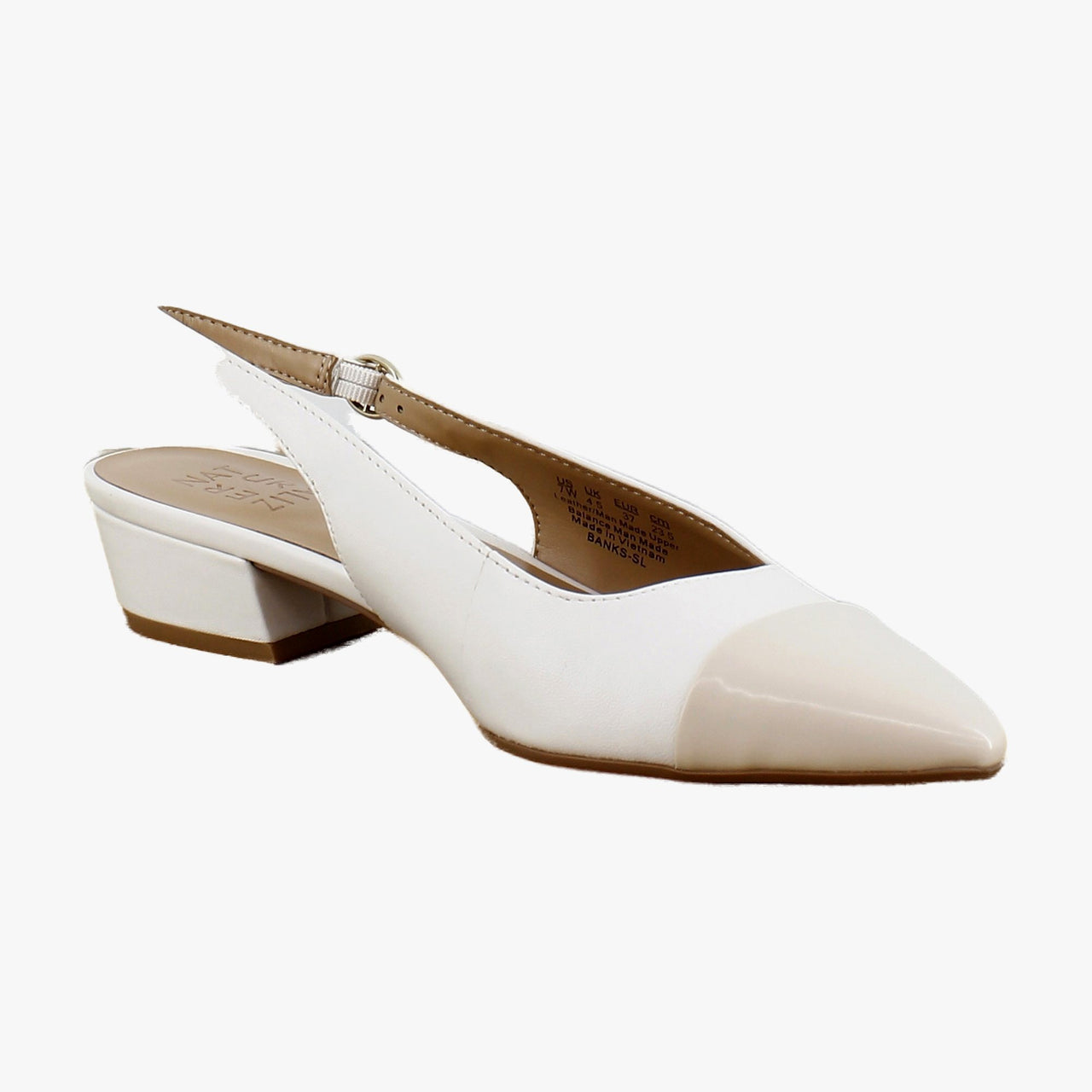 Warm White/Porcelain Toe Cap