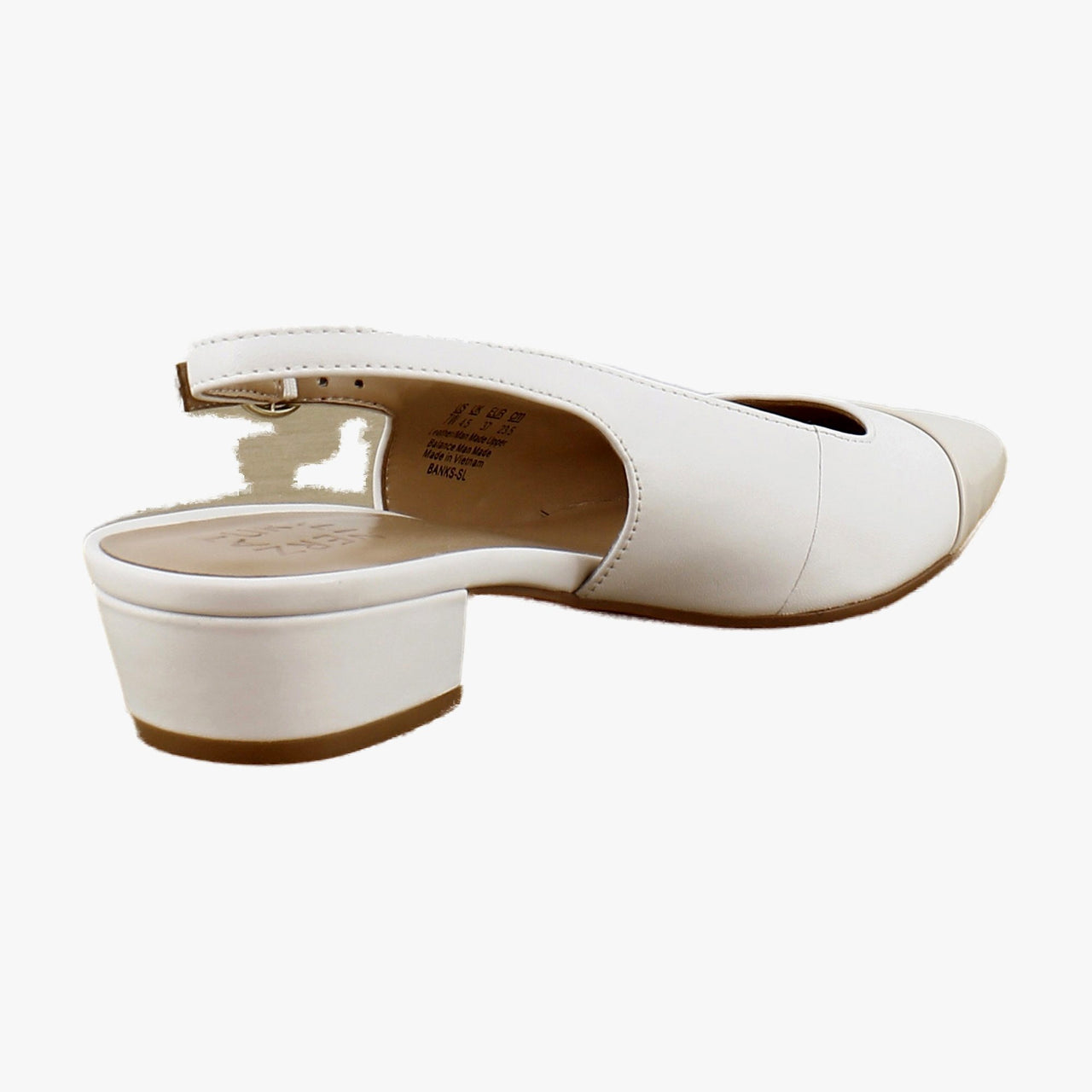 Warm White/Porcelain Toe Cap