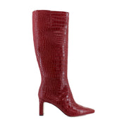 Cherry Croc Leather