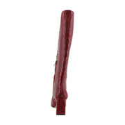 Cherry Croc Leather