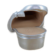 Silver/Black Toe Cap