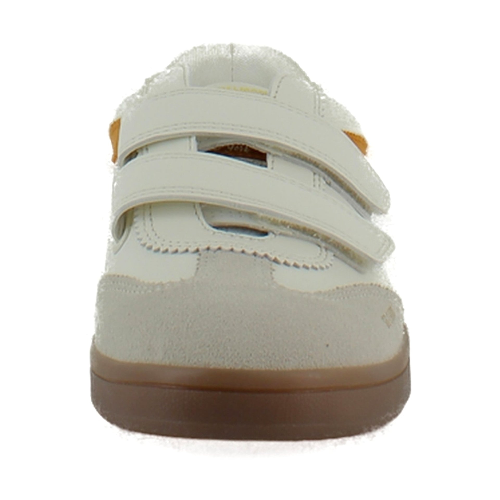 White/Orange Leather