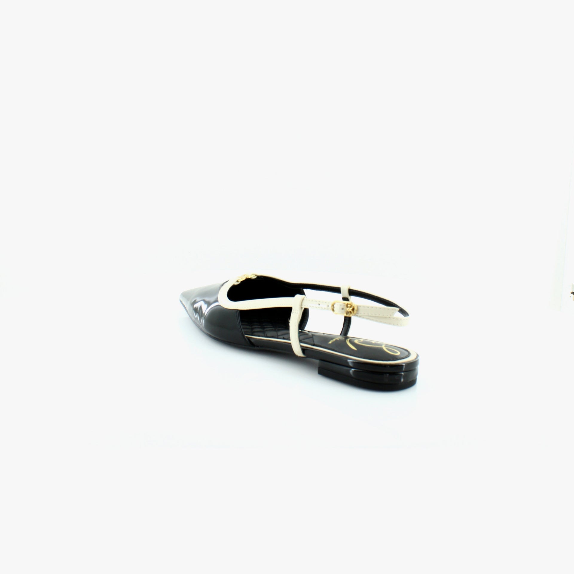 Black Patent/Alpine Ivory