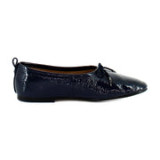 Navy Crinkle Leather