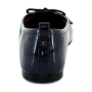 Navy Crinkle Leather