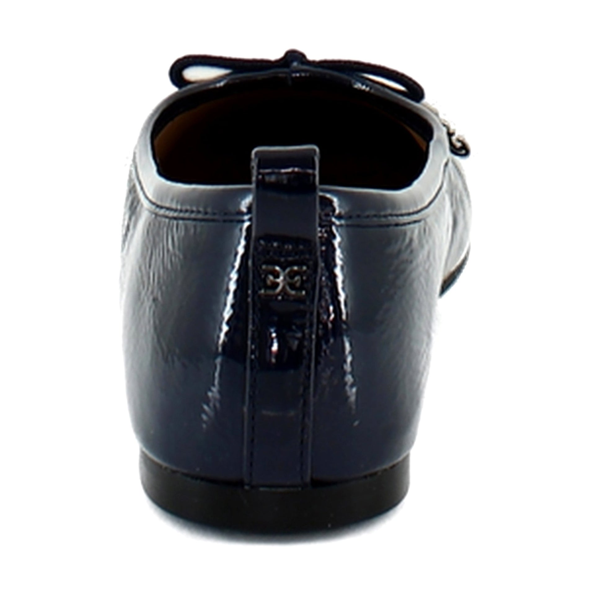 Navy Crinkle Leather