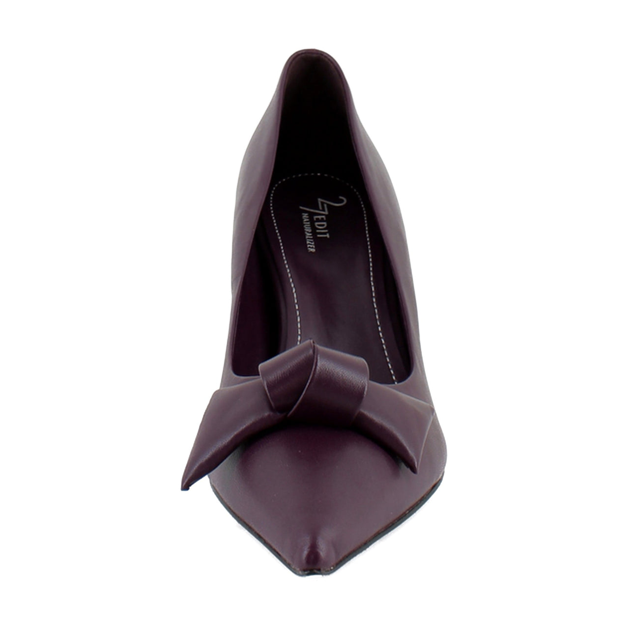 Deep Plum Purple Leather