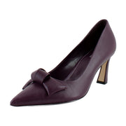 Deep Plum Purple Leather