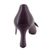 Deep Plum Purple Leather