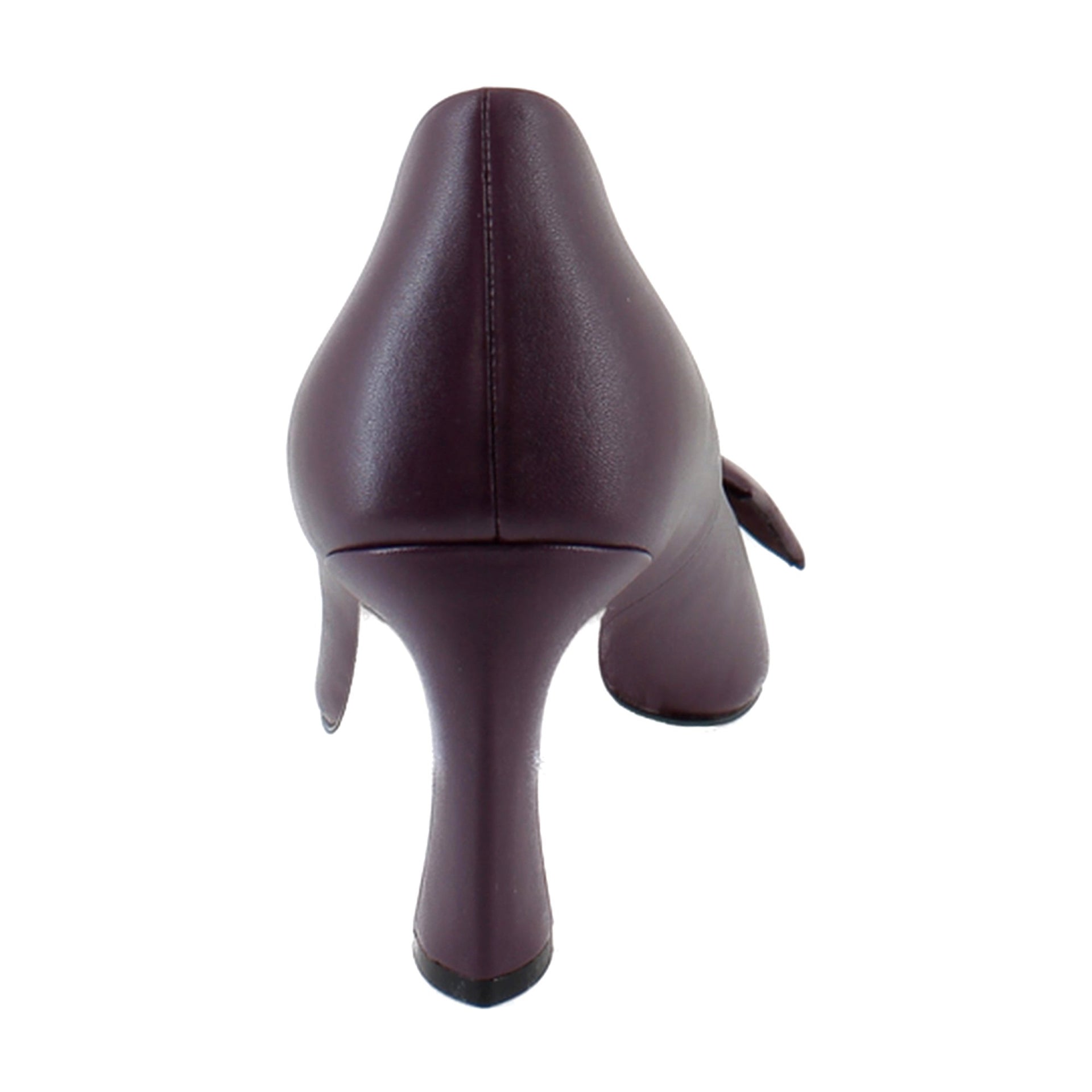 Deep Plum Purple Leather