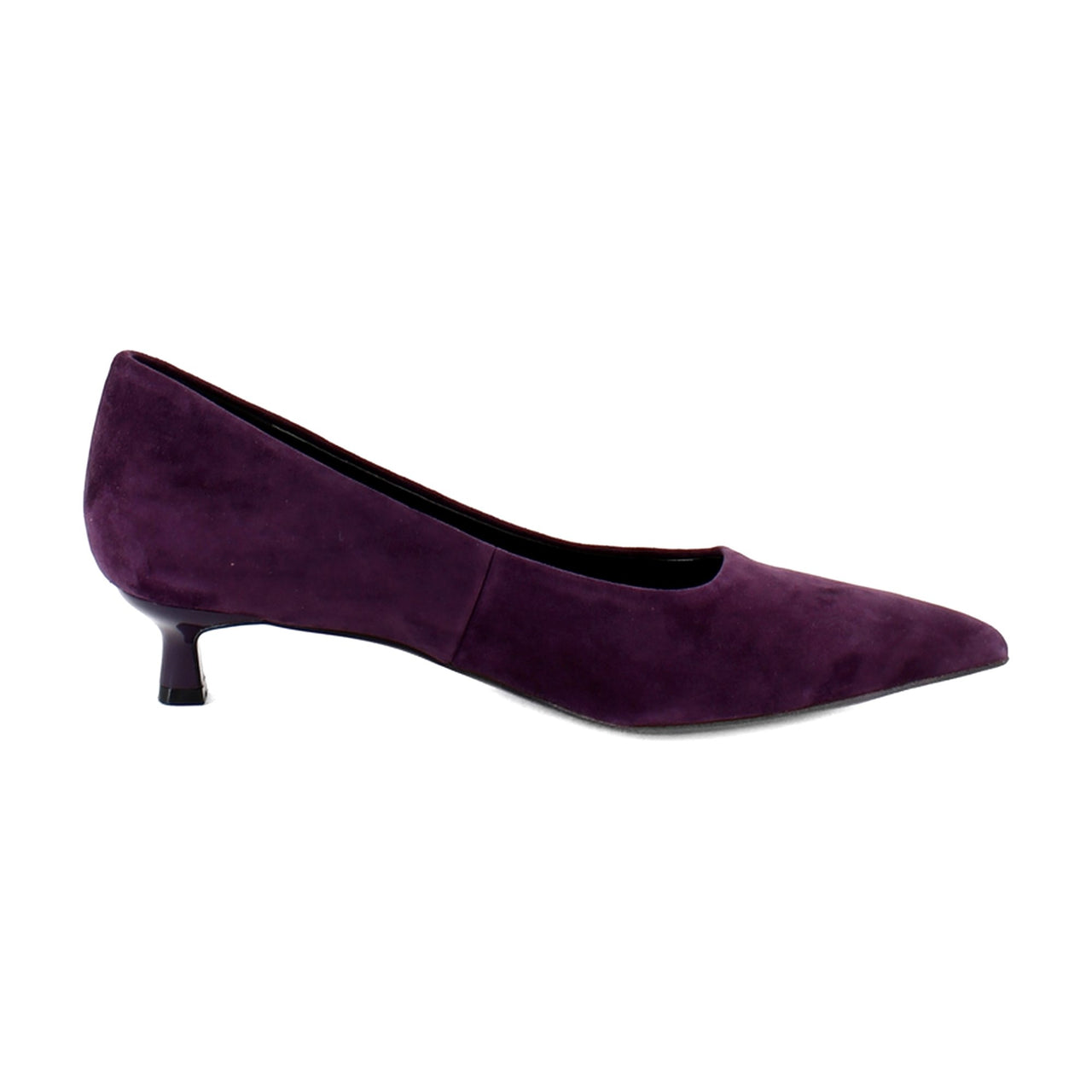 Deep Plum Purple Suede