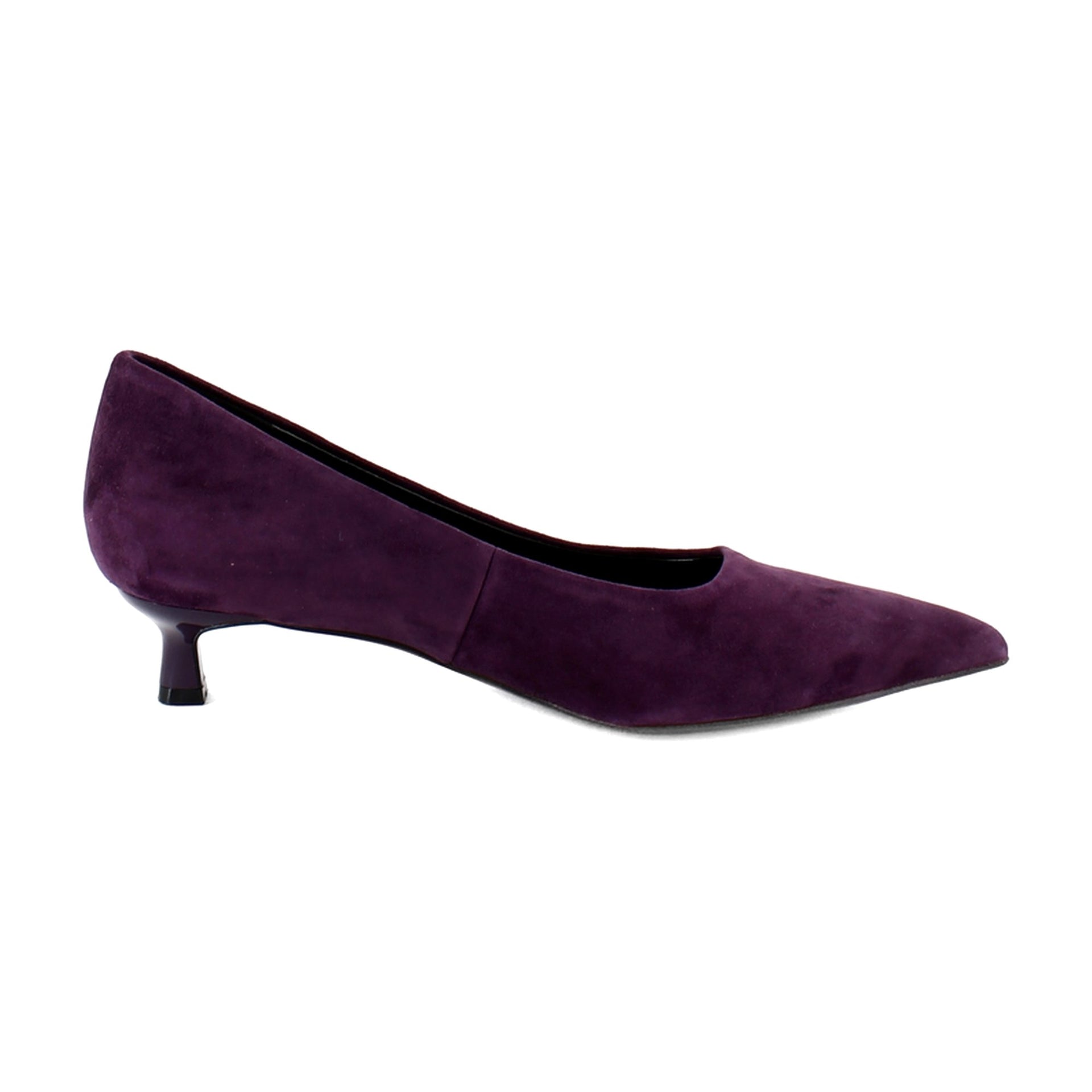 Deep Plum Purple Suede
