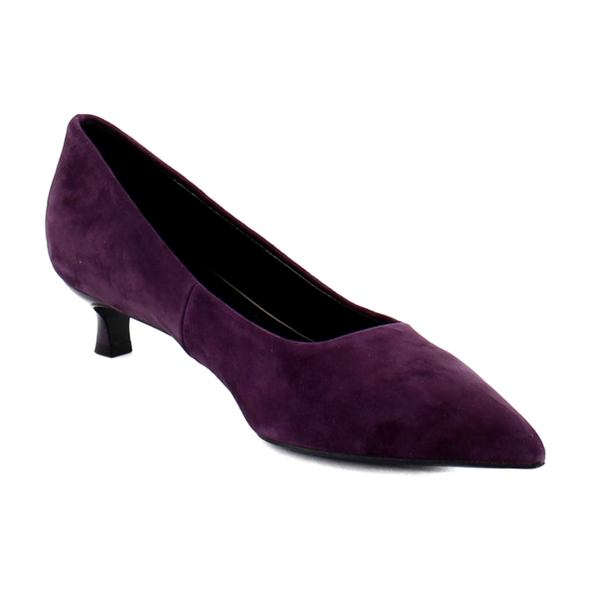Deep Plum Purple Suede