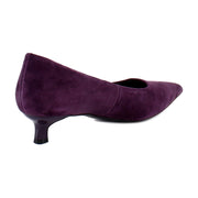 Deep Plum Purple Suede