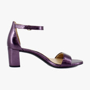 Deep Plum Purple Leather